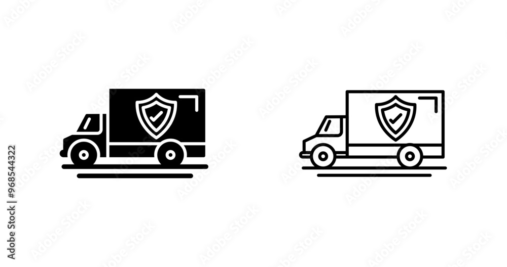 Delivery Truck Vector Icon Delivery Truck Vector Icon