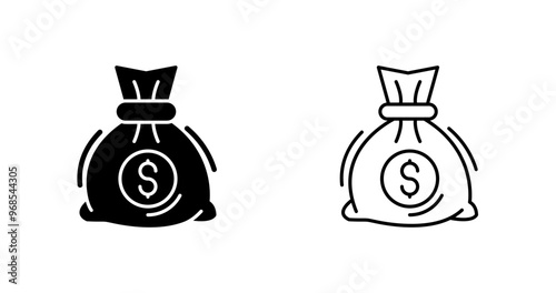 Money Bag Vector Icon