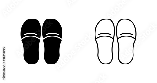 Slippers Vector Icon