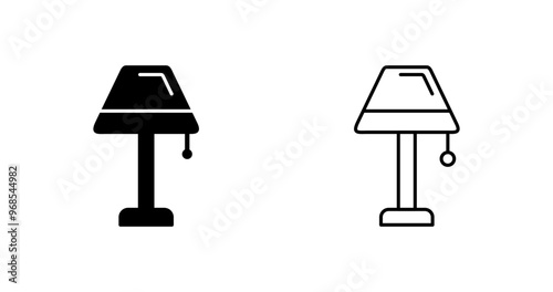 Lamp Vector Icon photo