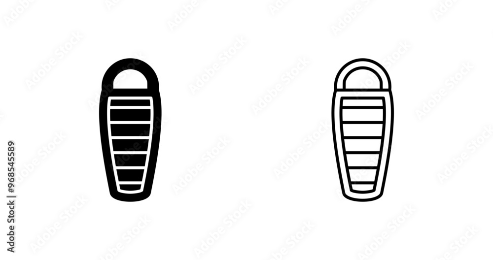 Sleeping Bag Vector Icon Sleeping Bag Vector Icon