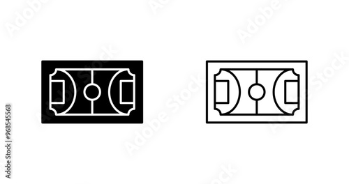 Football Field Vector Icon