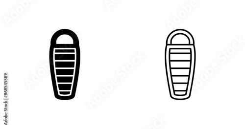 Sleeping Bag Vector Icon