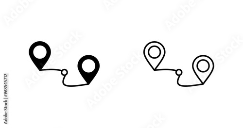 Route Vector Icon