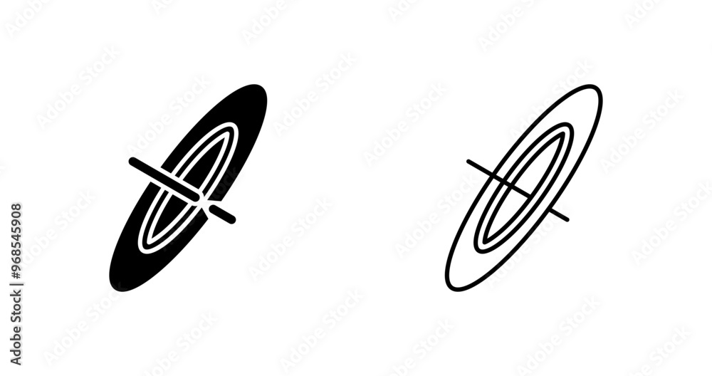 Black Hole Vector Icon Black Hole Vector Icon