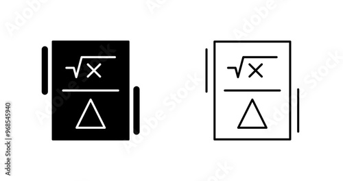 Formula Vector Icon