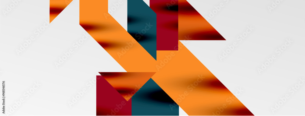Dynamic lines and triangles. Vector Illustration For Wallpaper, Banner, Background, Card, Book Illustration, landing page