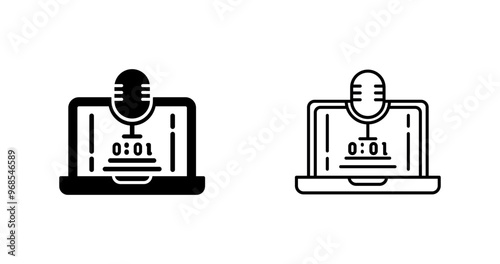 Voice Recorder Vector Icon