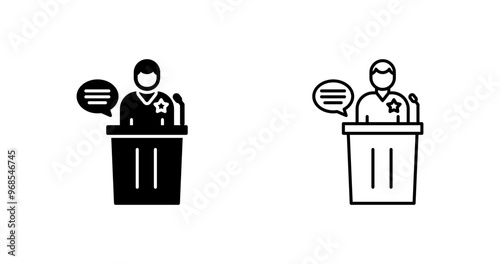 Debate Vector Icon