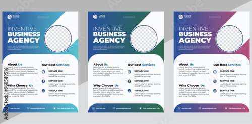 Modern Corporate Business Flyer Template for Company Profiles, Conferences, Corporate Team Branding, Marketing Strategies, Advertising Brochures, Company Presentations, and Professional Digital Market