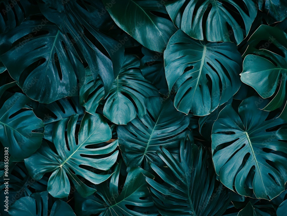 Tropical Green Leaves. Tropical Green Leaves.