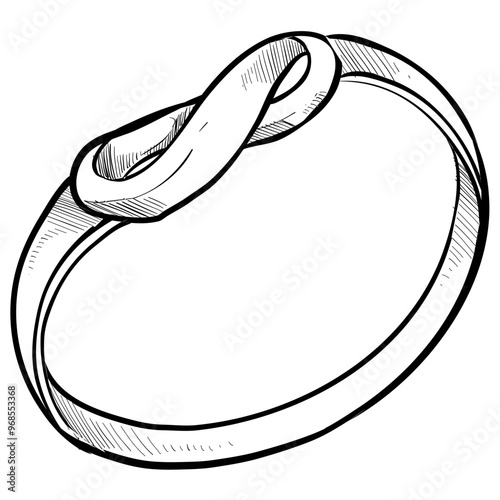 ring jewelry handdrawn illustration