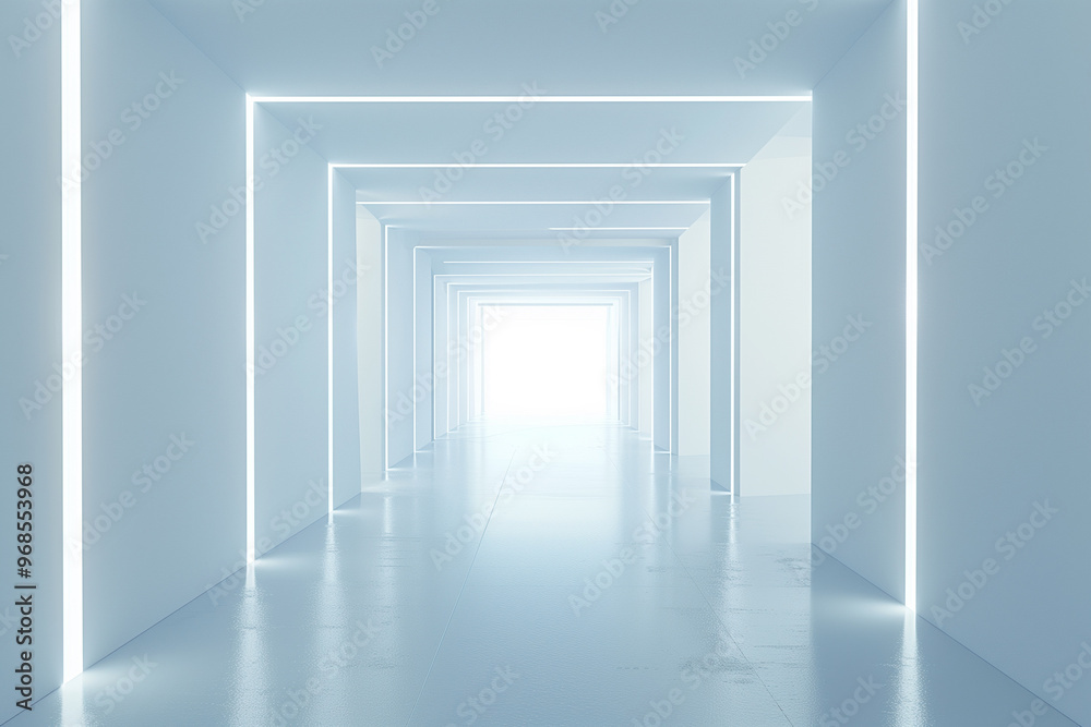 Futuristic 3D Virtual Space Background Futuristic 3D Virtual Space Background