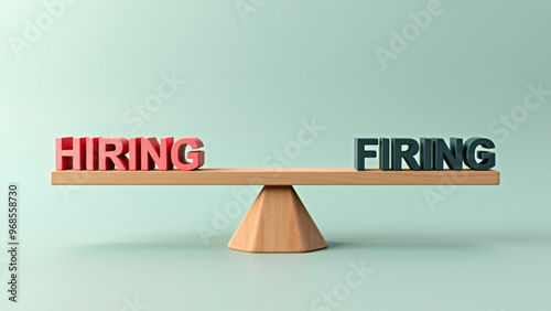 Balancing Hiring and Firing Concept