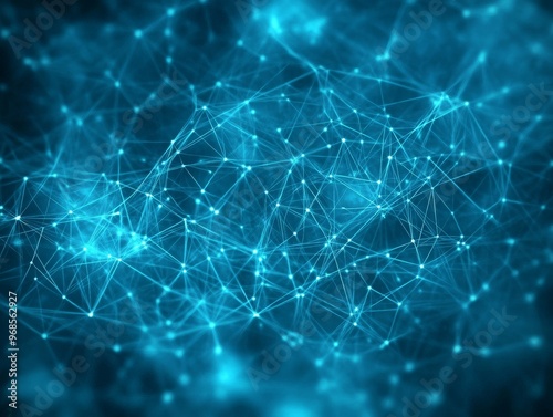 Abstract Digital Network Connection.