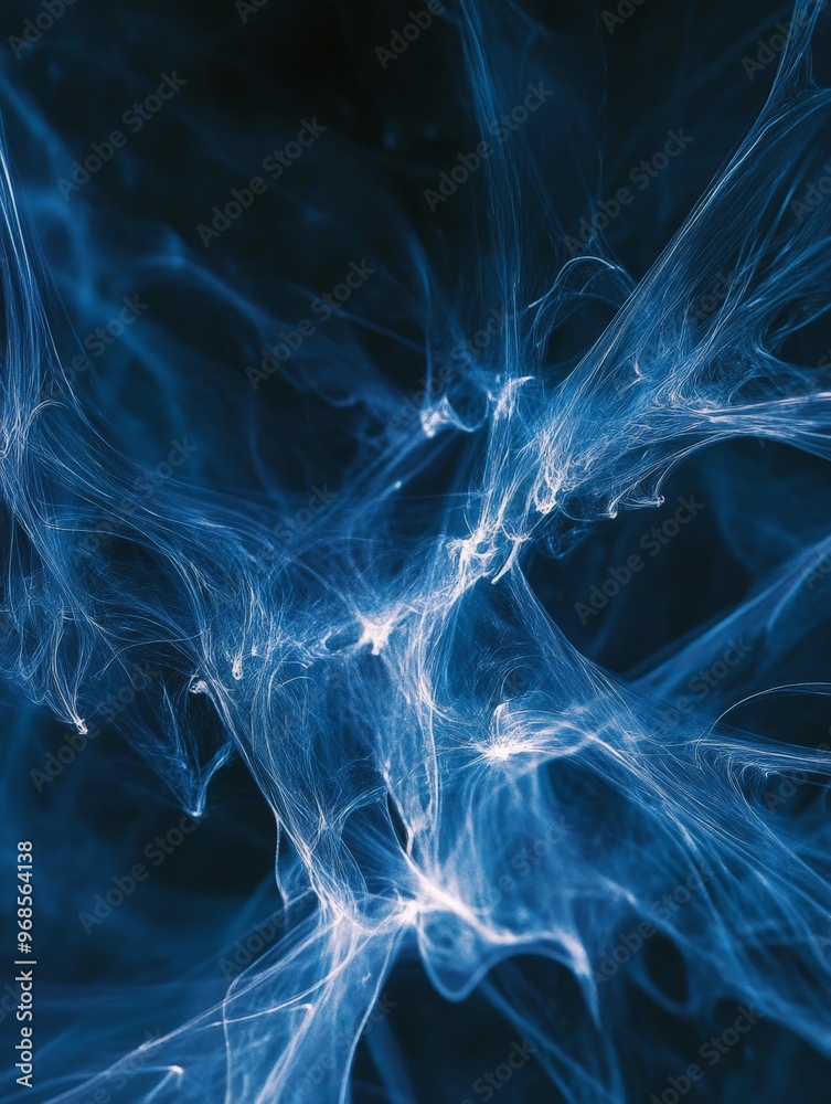 Abstract Blue Light. Abstract Blue Light.