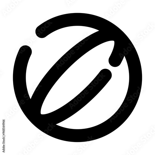 Sphere Icon Broke Line Style