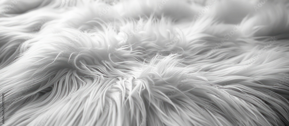 Abstract Texture of White Fur Abstract Texture of White Fur