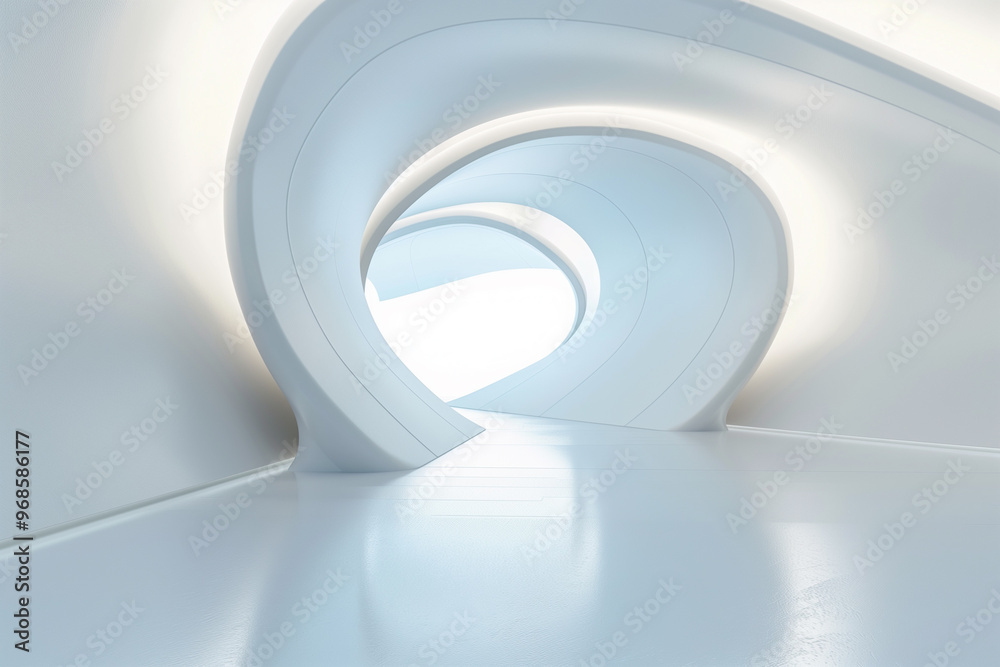 Obraz premium Futuristic 3D Virtual Space Background