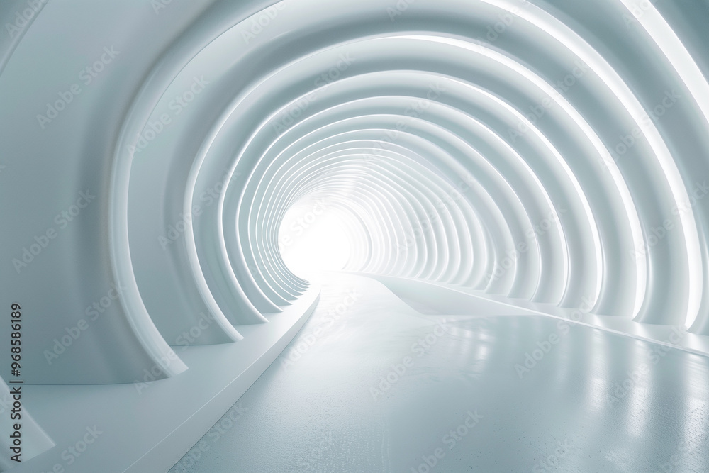 Fototapeta premium Futuristic 3D Virtual Space Background
