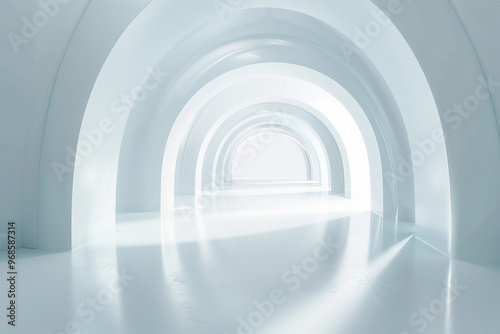 Futuristic 3D Virtual Space Background