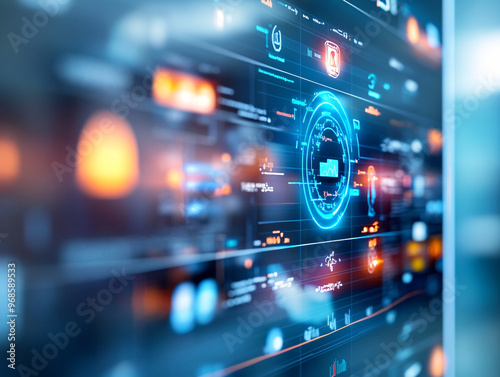 Health insurance data analysis on a screen powered by artificial intelligence for business optimization