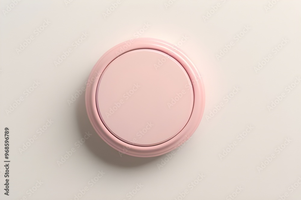 Blush Cosmetic Product Isolated on White Background Blush Cosmetic Product Isolated on White Background