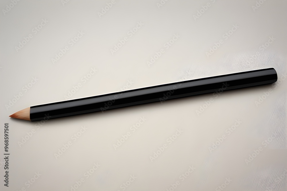 Close-up of Eyebrow Pencil Isolated on White Background Close-up of Eyebrow Pencil Isolated on White Background