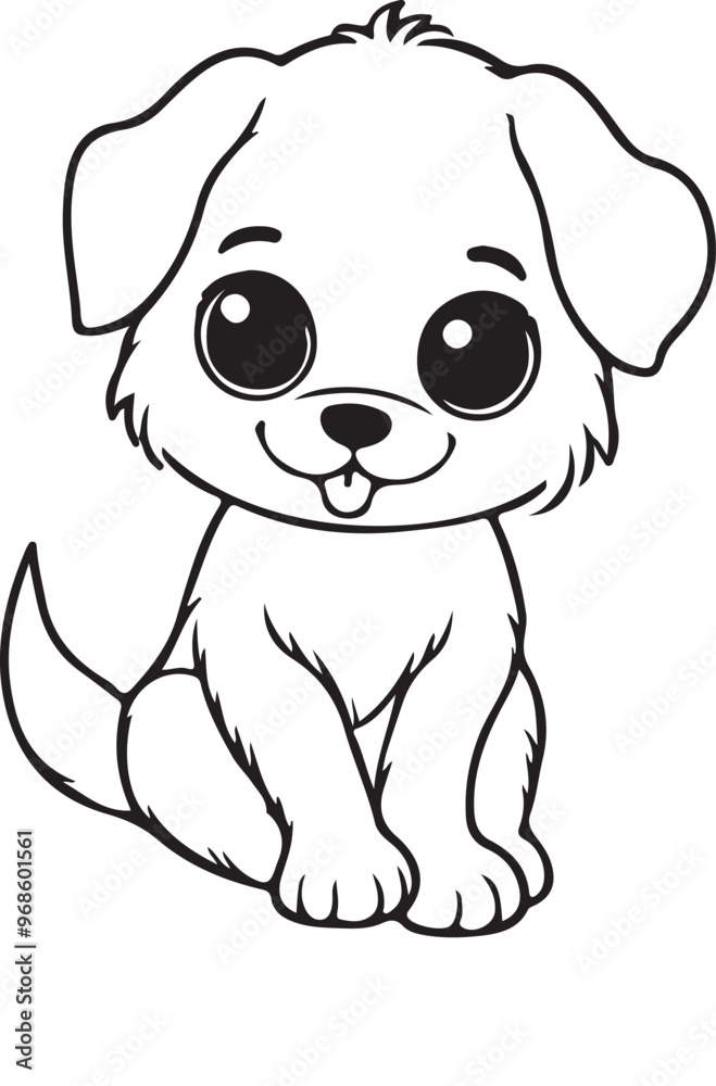A beautiful Dog silhouette vector design A beautiful Dog silhouette vector design