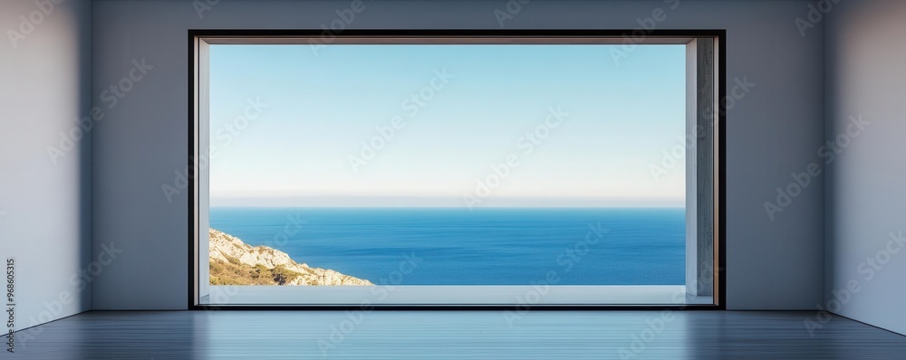 Serene minimalist floating meditation room Serene minimalist floating meditation room