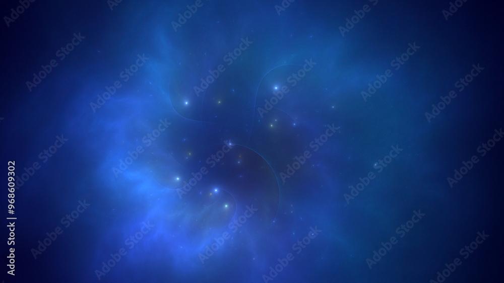 Fototapeta premium 3D manual rendering abstract technology fractal background. Its not AI Generatd illustration. 