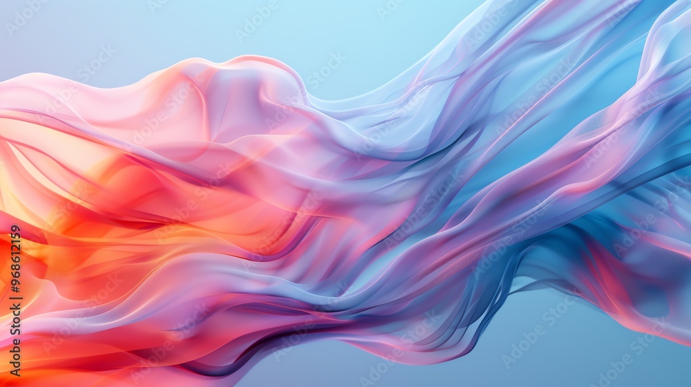 A vibrant blend of colorful waves flowing gracefully, creating an abstract composition of light and motion. A vibrant blend of colorful waves flowing gracefully, creating an abstract composition of light and motion.
