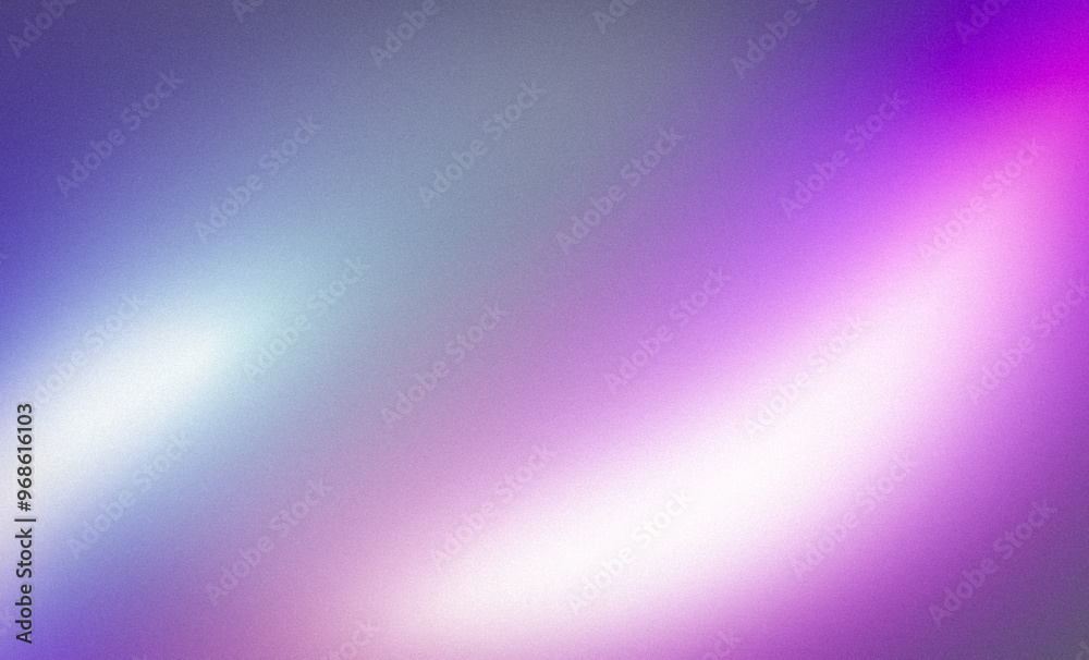 Fototapeta premium Abstract pink purple blue color neon glowing blurred grainy wave background, grainy noisy banner backdrop design, noise grainy neon gradient wave backdrop design, poster, web banner.