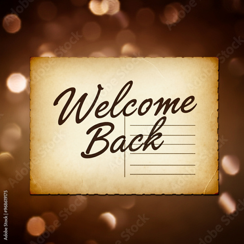 Welcome Back