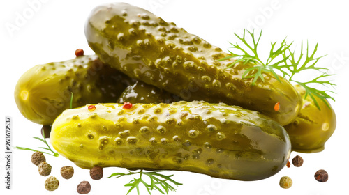 Plakat Pickles on transparent background