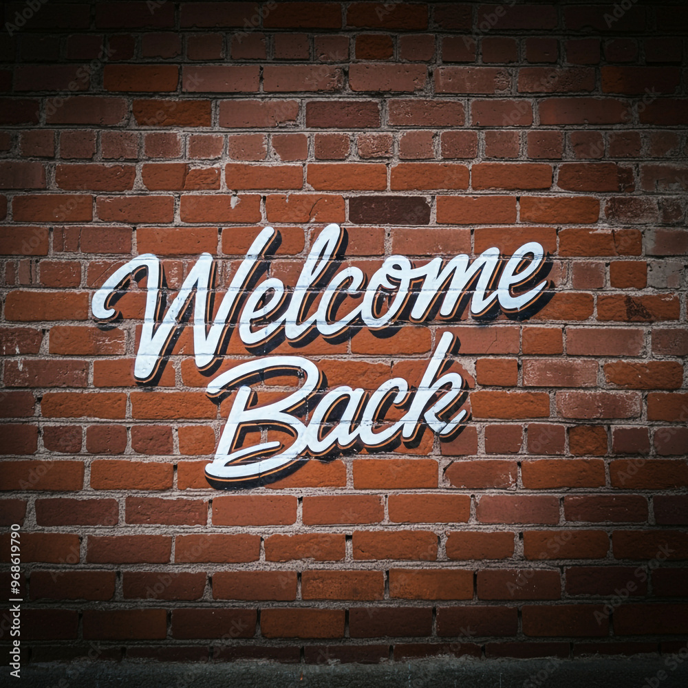Obraz premium Welcome Back