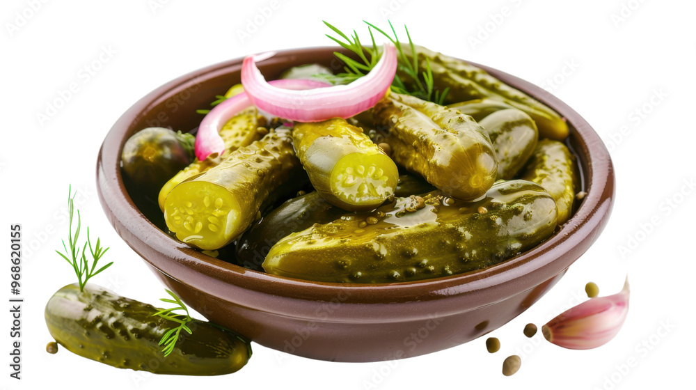 Pickles on transparent background Pickles on transparent background
