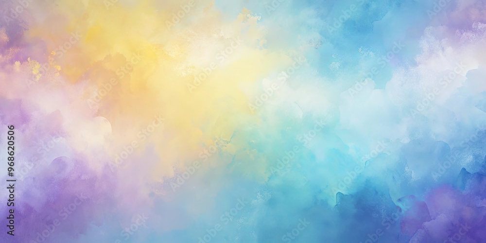 Pastel colored background in shades of blues, yellows, and purples Pastel colored background in shades of blues, yellows, and purples