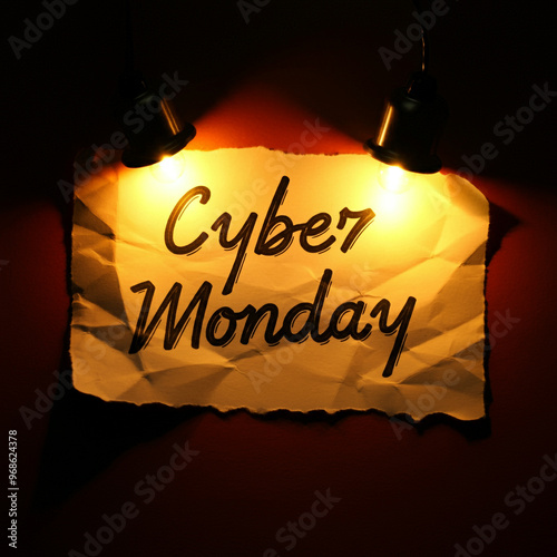Vintage-style sign for Cybe...