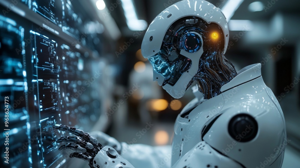 Advanced AI systems providing real-time medical diagnoses in futuristic hospitals: Doctors using AI tools to make instant health decisions. Advanced AI systems providing real-time medical diagnoses in futuristic hospitals: Doctors using AI tools to make instant health decisions.