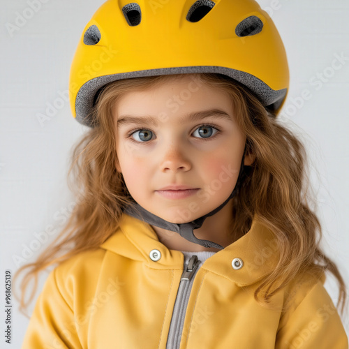 Child Bike Helmet Isolated