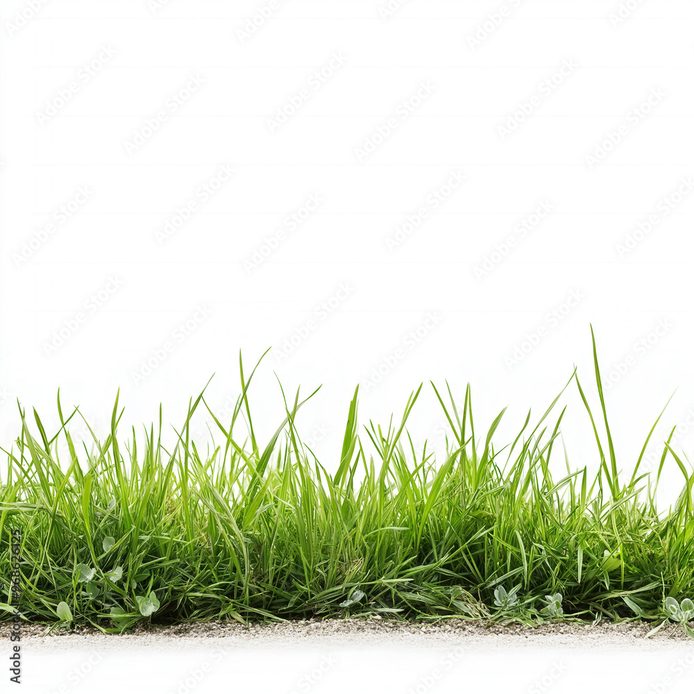 Fototapeta premium Grass Patch Isolated