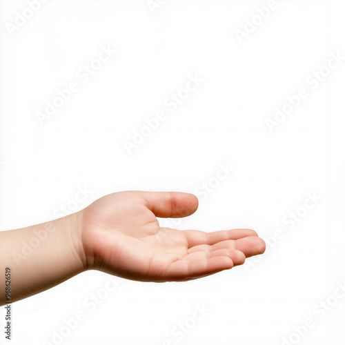 Isolated Reaching Hand Kid