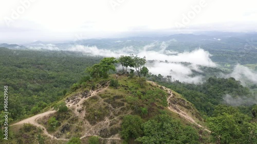 Doi Hua Mod famous place about endermic plants in Tak province Thailand. photo