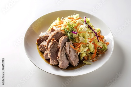 A mouthwatering and aesthetically pleasing dish of warm, tender meat