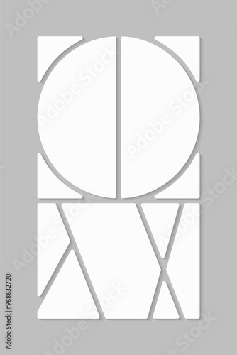 Template collage of eight frames, images, photos