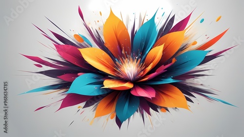 abstract colorful gradient background design wallpaper
