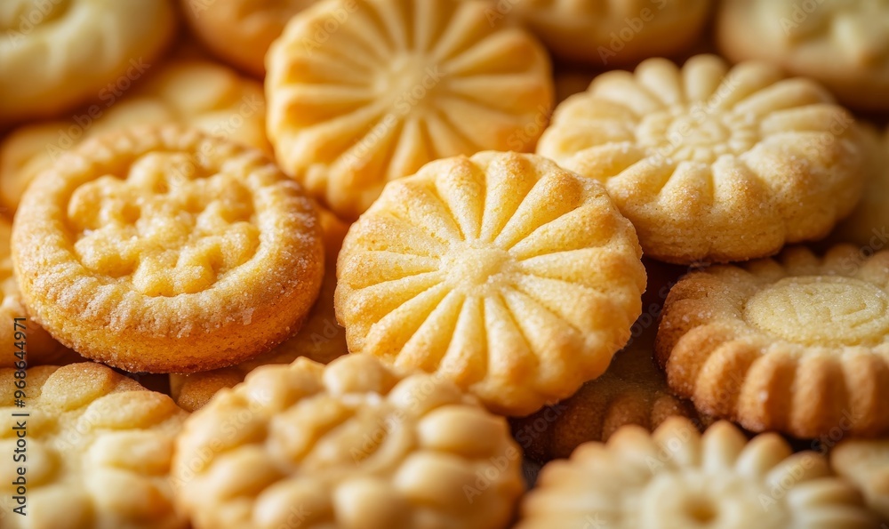 Beautifully Arranged Assorted Butter Cookies, Perfect for Gatherings or Celebrations Beautifully Arranged Assorted Butter Cookies, Perfect for Gatherings or Celebrations
