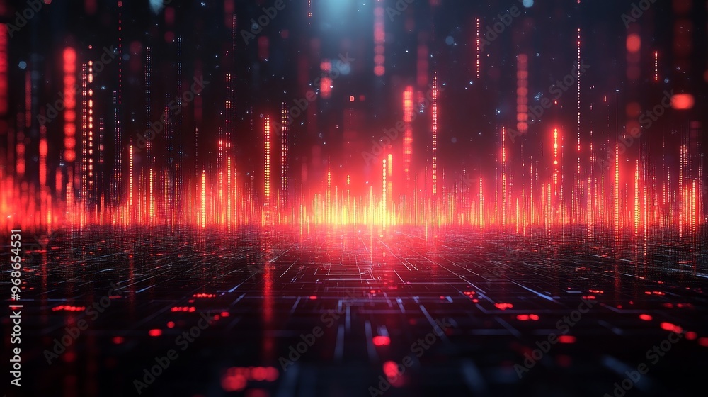 Neon Data Stream: A vibrant digital highway pulses with energy, illuminating the future of technology. Neon Data Stream: A vibrant digital highway pulses with energy, illuminating the future of technology.