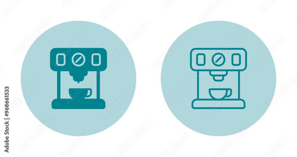 Coffee Maker with Wi-Fi Vector Icon Coffee Maker with Wi-Fi Vector Icon